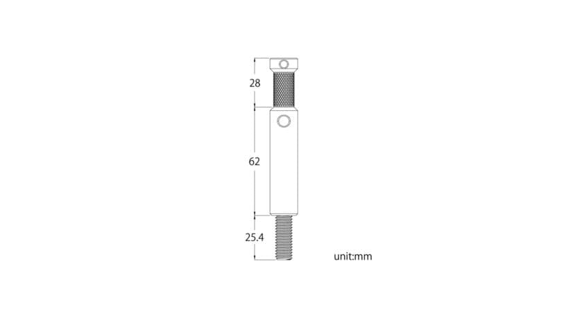 KUPO 5/8'' Stud W/3/8''-16 Male Threaded (2.54cm Length) alternate