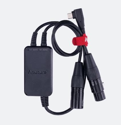 Aputure Active USB-C to 5-Pin DMX In & Out Adapter for MT Pro, MC Pro & INFINIBARs