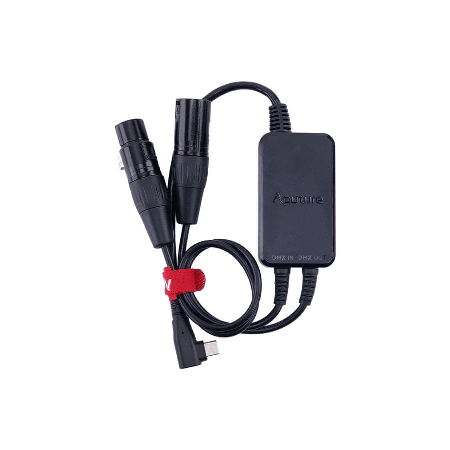 Aputure Active USB-C to 5-Pin DMX In & Out Adapter for MT Pro, MC Pro & INFINIBARs alternate